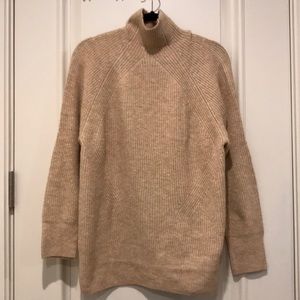 TOPSHOP Beige Long Knit